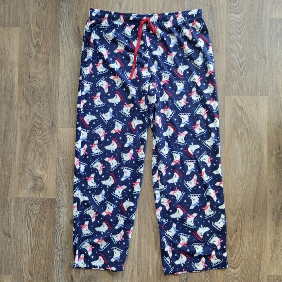 Charter Club Intimates Sled Polar Bears Blue Size Large - Picture 1 of 8